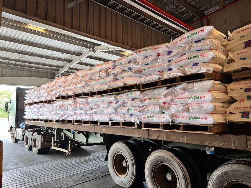 Hiện nay hàng năm PVFCCo cung ứng ra thị trường khoảng gần 1,2 triệu tấn phân bón Phú Mỹ các loại