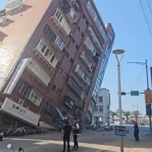 Động đất 7,2 độ ở Đài Loan, 26 tòa nhà bị sập