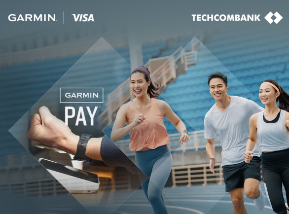 Techcombank mang trải nghiệm thanh toán một chạm Garmin Pay đến với người dùng