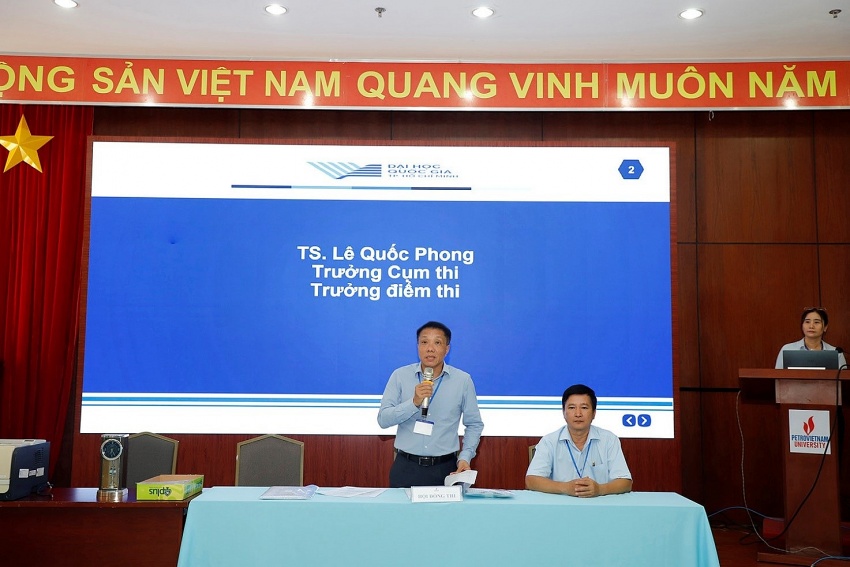 Trường Đại học Dầu khí Việt Nam tổ chức thành công điểm thi số 71, kỳ thi đánh giá năng lực đợt 1 năm 2024