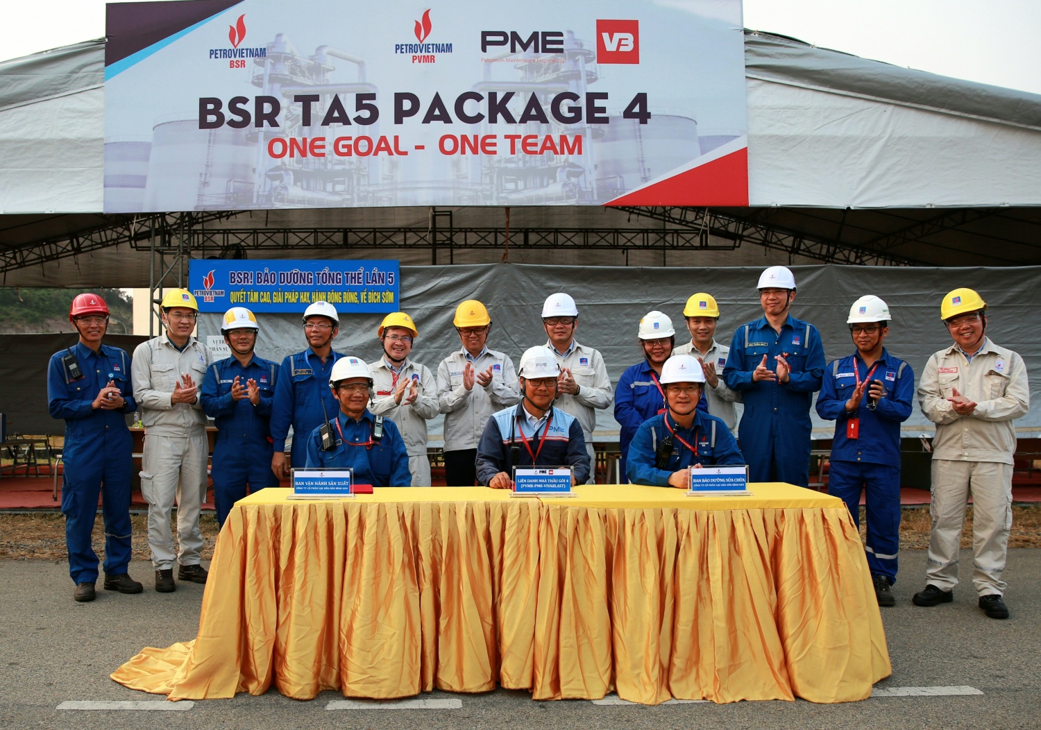 BSR nhận bàn giao gói thầu số 4 - Đường ống nước biển làm mát