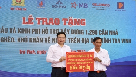 Petrovietnam tài trợ xây dựng 400 căn nhà cho người nghèo tại tỉnh Trà Vinh