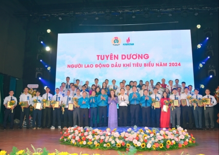 CĐ DKVN và Tập đoàn Dầu khí Việt Nam phối hợp tổ chức phát động Tháng Công nhân và tuyên dương người lao động Dầu khí tiêu biểu năm 2024