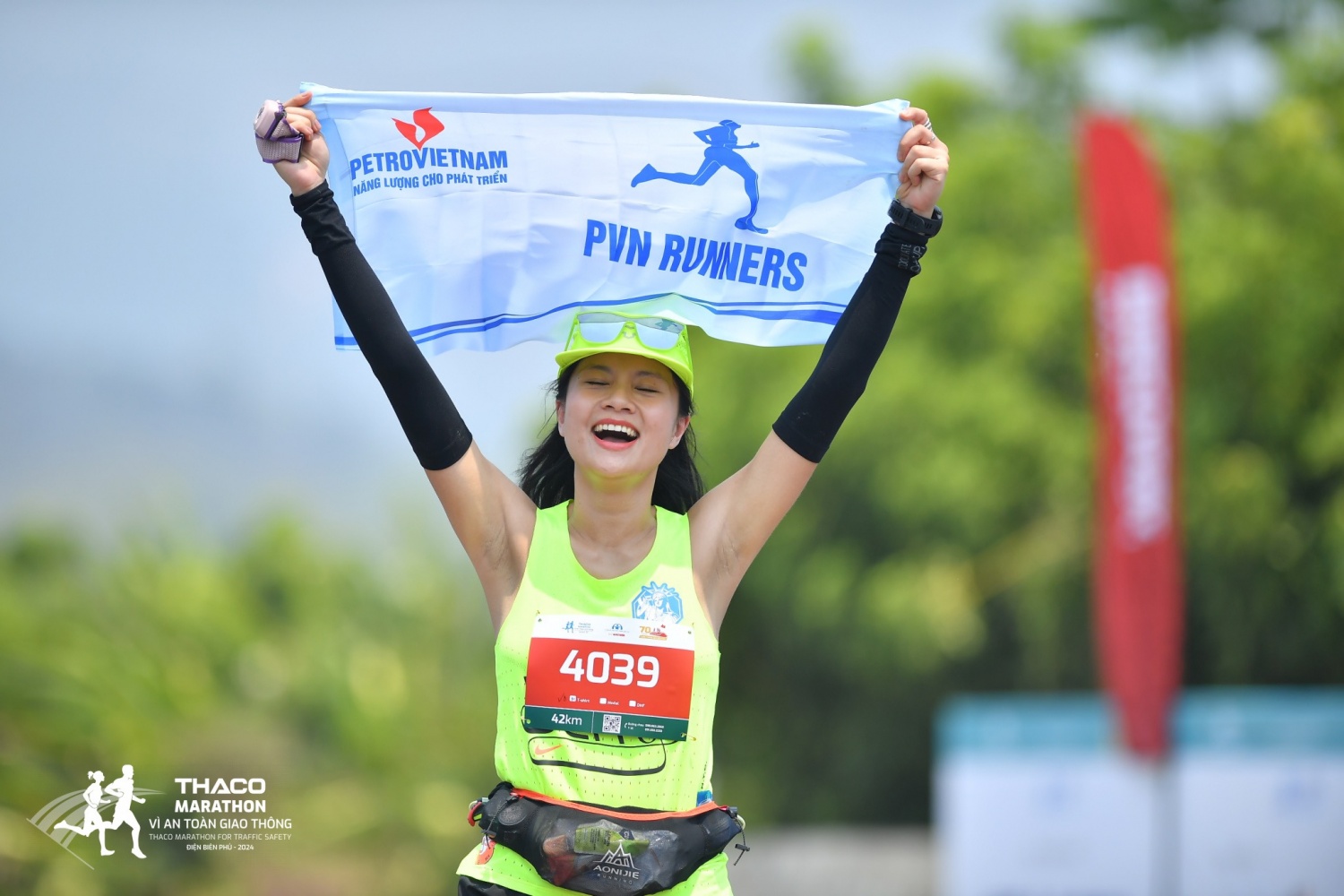 Petrovietnam đồng hành cùng giải chạy THACO Marathon Vì an toàn giao thông   Điện Biên Phủ 2024