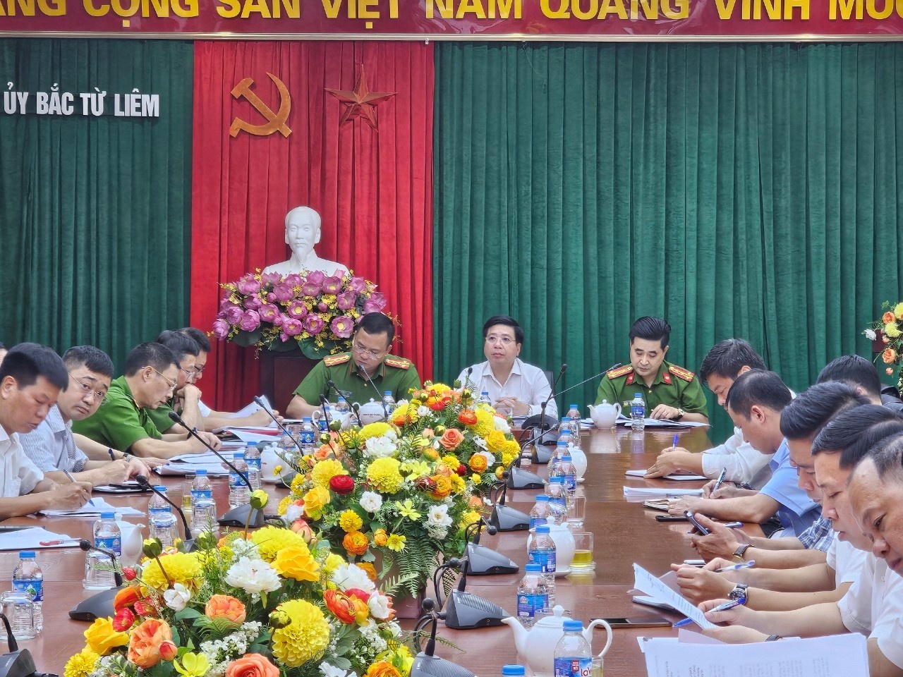 Hà Nội: Quận Bắc Từ Liêm rà soát, đánh giá tiến độ chất lượng, hiệu quả công tác PCCC&CNCH