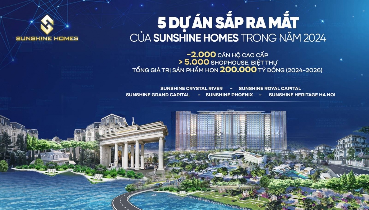 Vượt thách thức, Sunshine Homes tăng tốc trong kinh doanh và mở rộng dự án