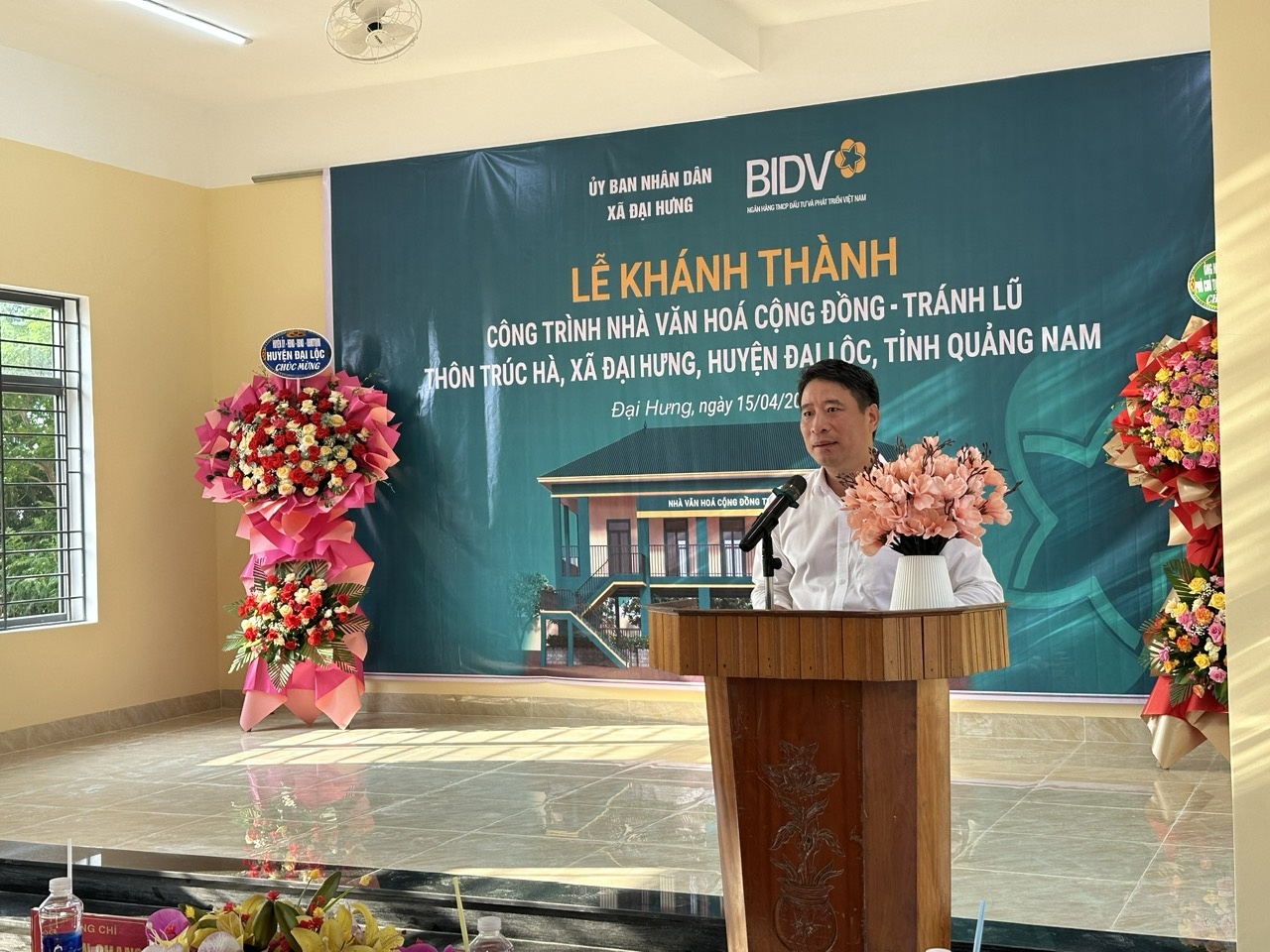 BIDV khánh thành nhà văn hóa cộng đồng tránh lũ tại Quảng Nam