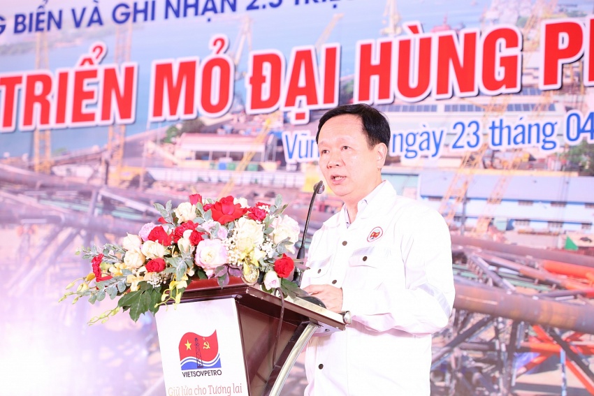 Khởi công thi công biển và ghi nhận 2,3 triệu giờ an toàn Dự án phát triển mỏ Đại Hùng pha 3