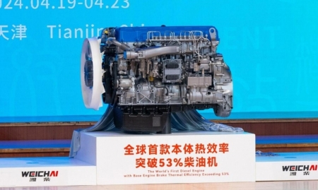 Động cơ diesel hiệu suất thân nhiệt 53,09% đầu tiên trên thế giới chính thức trình làng