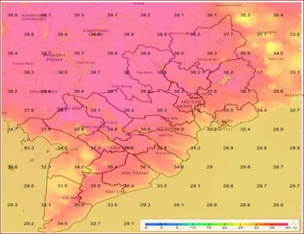 Cảnh báo tia UV cao ở các tỉnh Nam Bộ