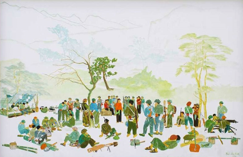 Triển lãm 70 tác phẩm hội họa, đồ họa, điêu khắc về Điện Biên