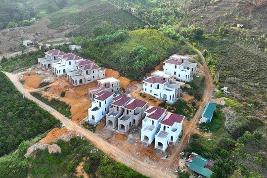 Bộ Xây dựng đề nghị cung cấp thông tin 17 căn nhà sai quy hoạch ở Lâm Đồng