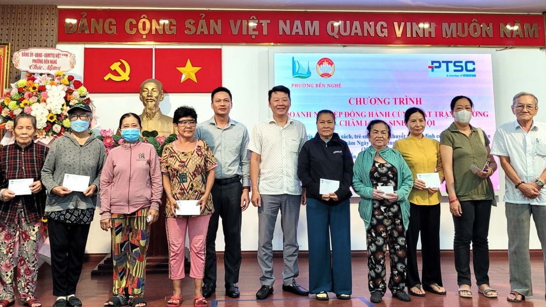 PTSC đồng hành cùng phường Bến Nghé chăm lo an sinh xã hội