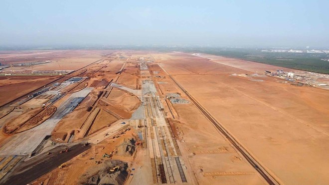 Khu vực thi công sân bay Long Thành giai đoạn 1 đã hoàn thành gần 8km hàng rào