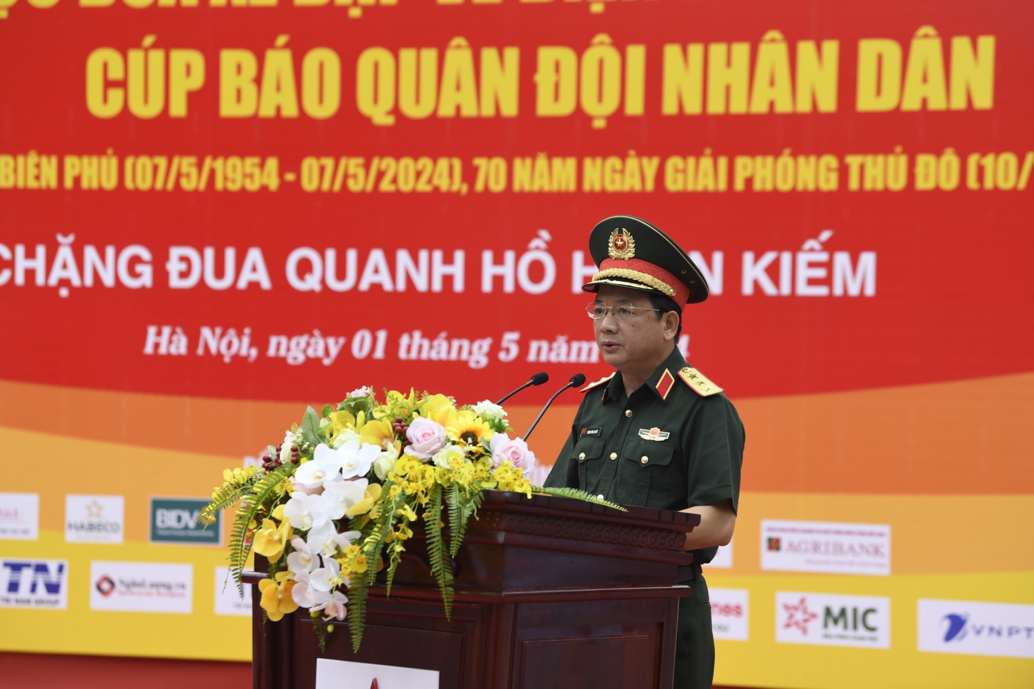 Thượng tướng Trịnh Văn Quyết phát biểu khai mạc