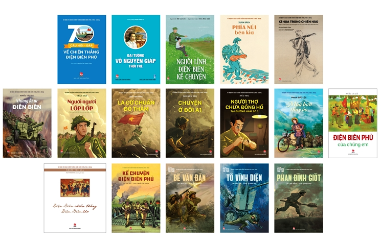 Giới thiệu 17 ấn phẩm đặc sắc về chiến thắng Điện Biên Phủ