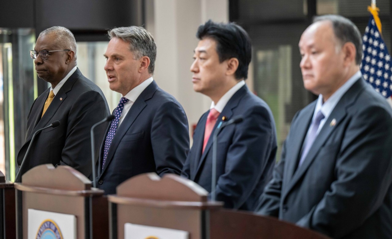 Cam kết của Bộ trưởng Quốc phòng Mỹ, Australia, Nhật Bản và Philippines về Biển Đông