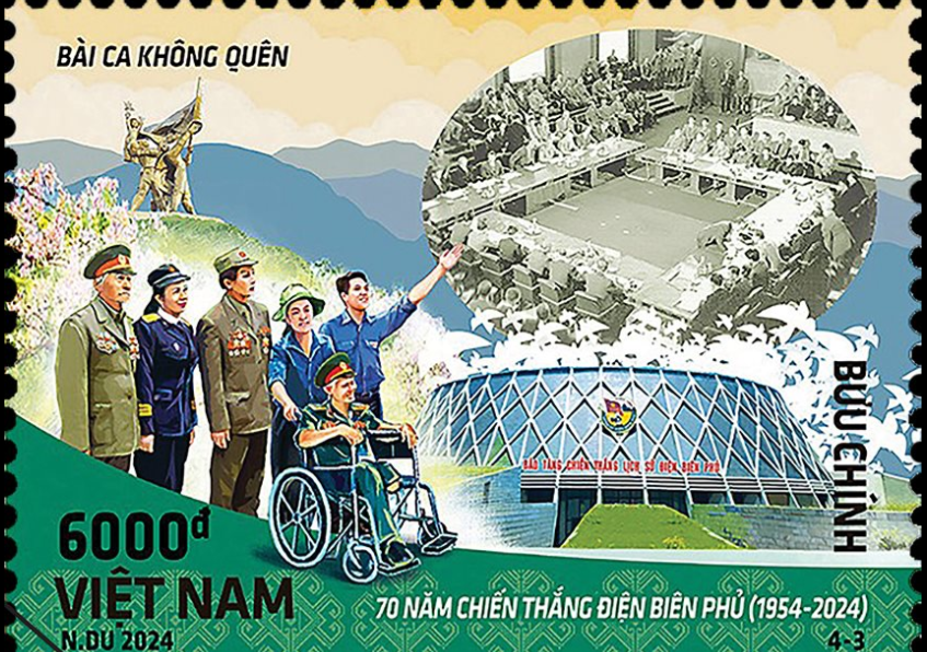 Phát hành bộ tem đặc biệt kỷ niệm 70 năm Chiến thắng Điện Biên Phủ