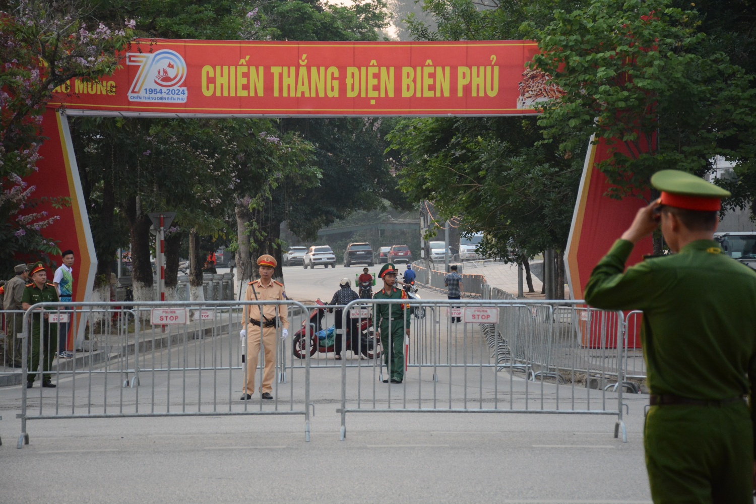 Thành phố Điện Biên Phủ rực rỡ cờ hoa, sẵn sàng cho lễ kỷ niệm chiến thắng lịch sử