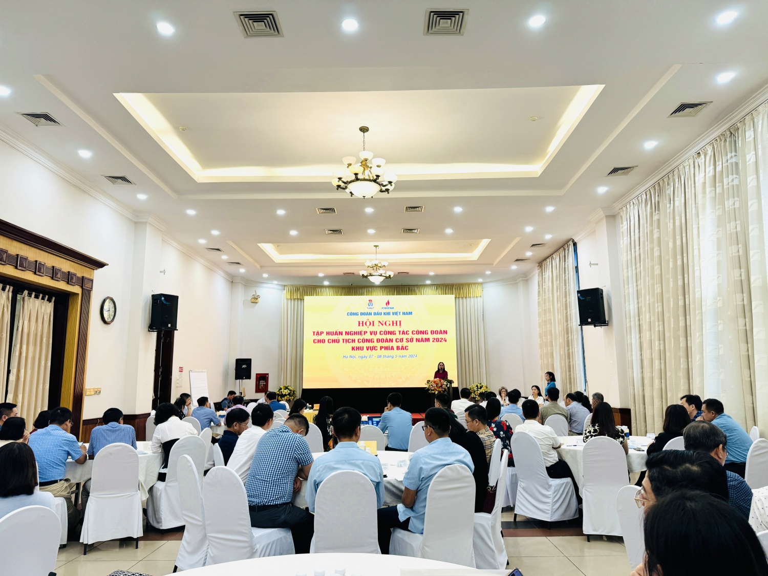 Công đoàn Dầu khí Việt Nam tổ chức tập huấn về nghiệp vụ cho chủ tịch công đoàn năm 2024