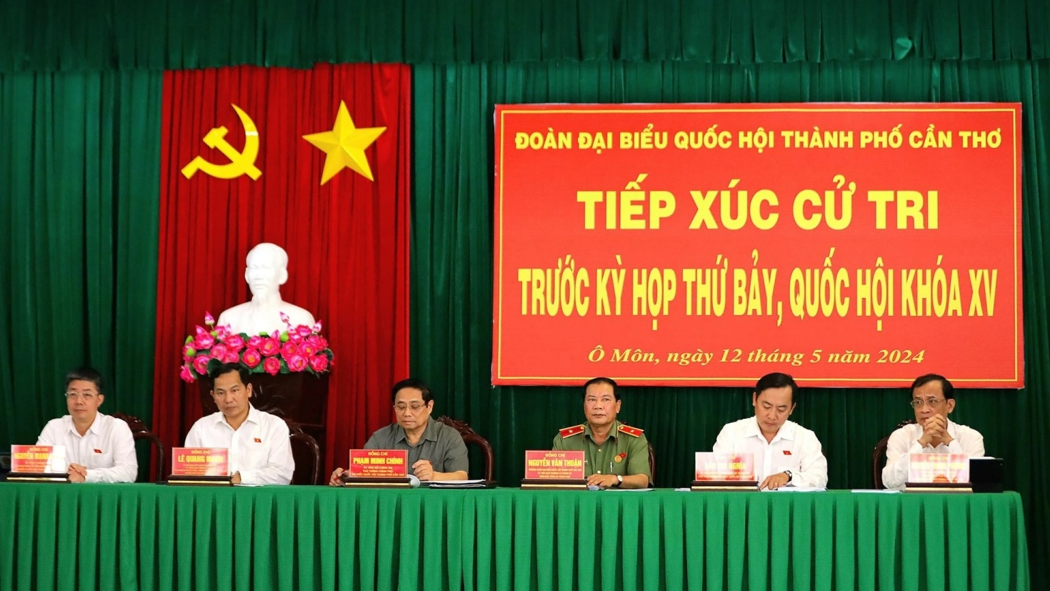 Thủ tướng Phạm Minh Chính thông tin tới cử tri về tiến độ chuỗi dự án Lô B - Ô Môn