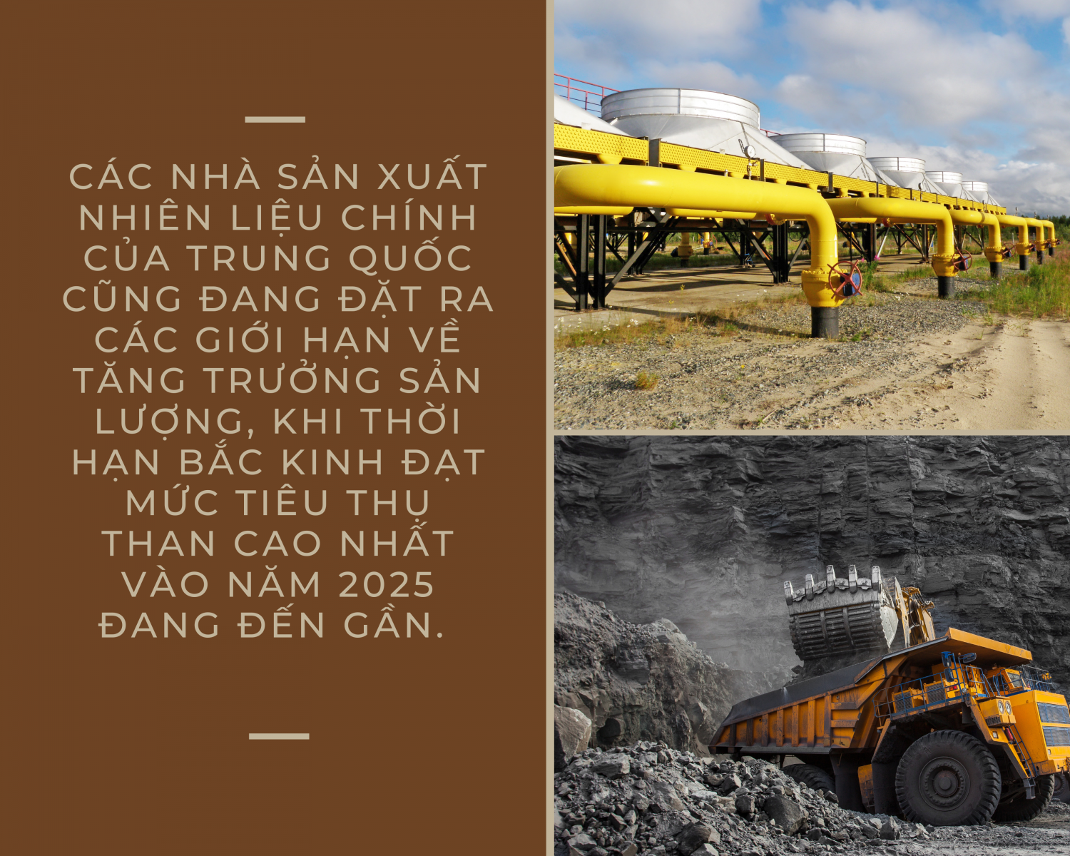 Trung Quốc tận dụng khí đốt và than giá rẻ để xây dựng lại kho dự trữ