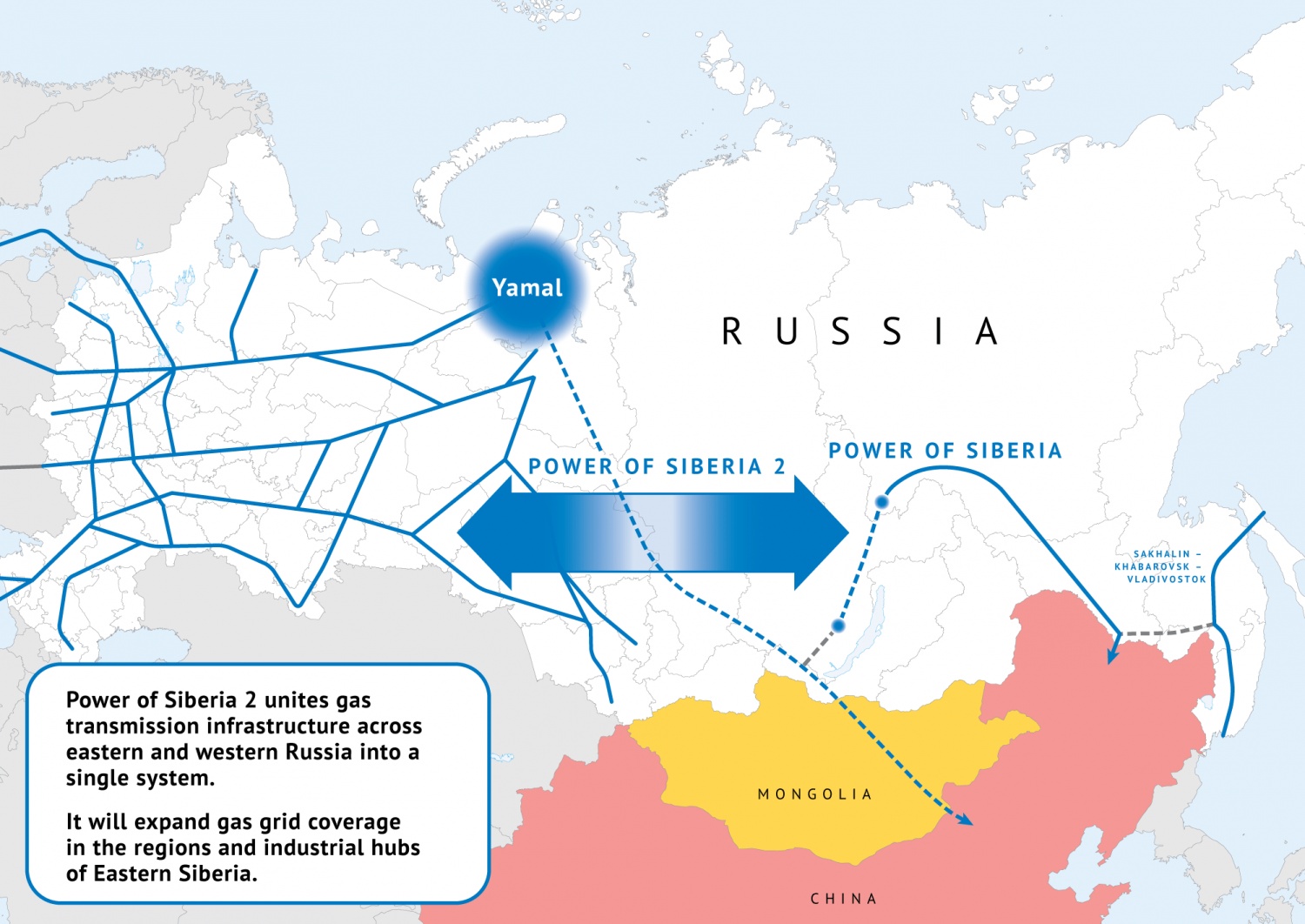 Nga và Trung Quốc dự kiến ​​ký hợp đồng xây dựng Power of Siberia-2 trong thời gian tới