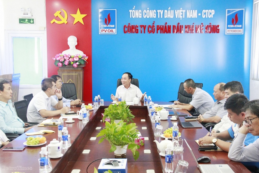 Hội Dầu khí Việt Nam làm việc với Hội Dầu khí Tây Đô, thăm NMNĐ Sông Hậu 1