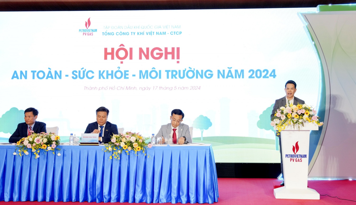 H1. Tổng Giám đốc PV GAS Phạm Văn Phong phát biểu khai mạc Hội nghị