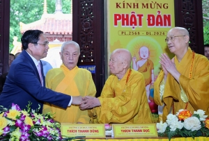 Thủ tướng Phạm Minh Chính chúc mừng Đại lễ Phật đản 2024