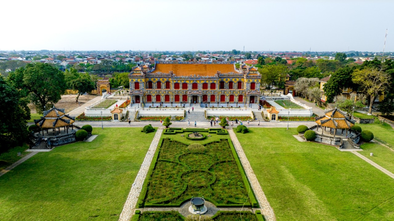 Điện Kiến Trung - công trình cung điện độc đáo, uy nghi, bề thế chốn Hoàng cung triều Nguyễn