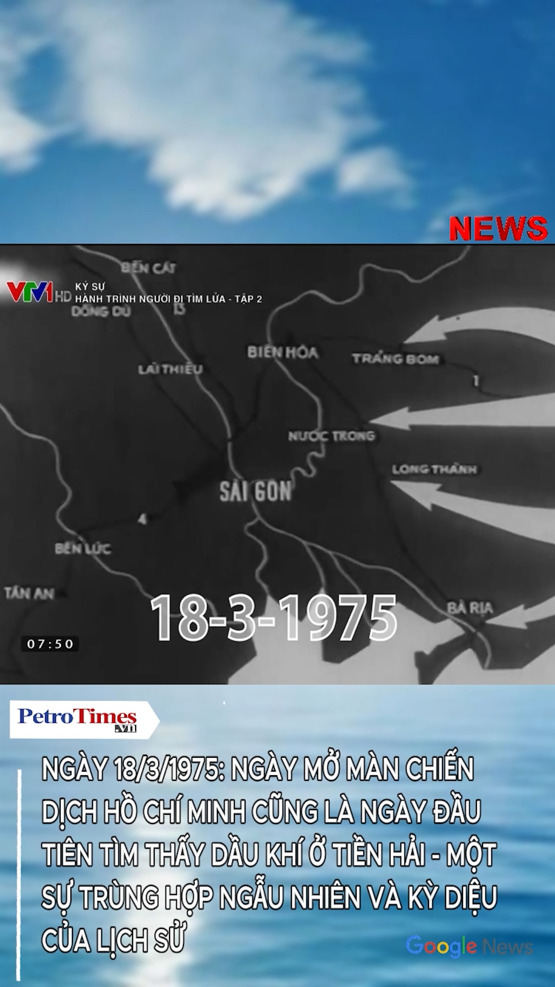 [VIDEO] Ngày mở màn Chiến dịch Hồ Chí Minh cũng là ngày đầu tiên tìm thấy dầu khí ở Tiền Hải