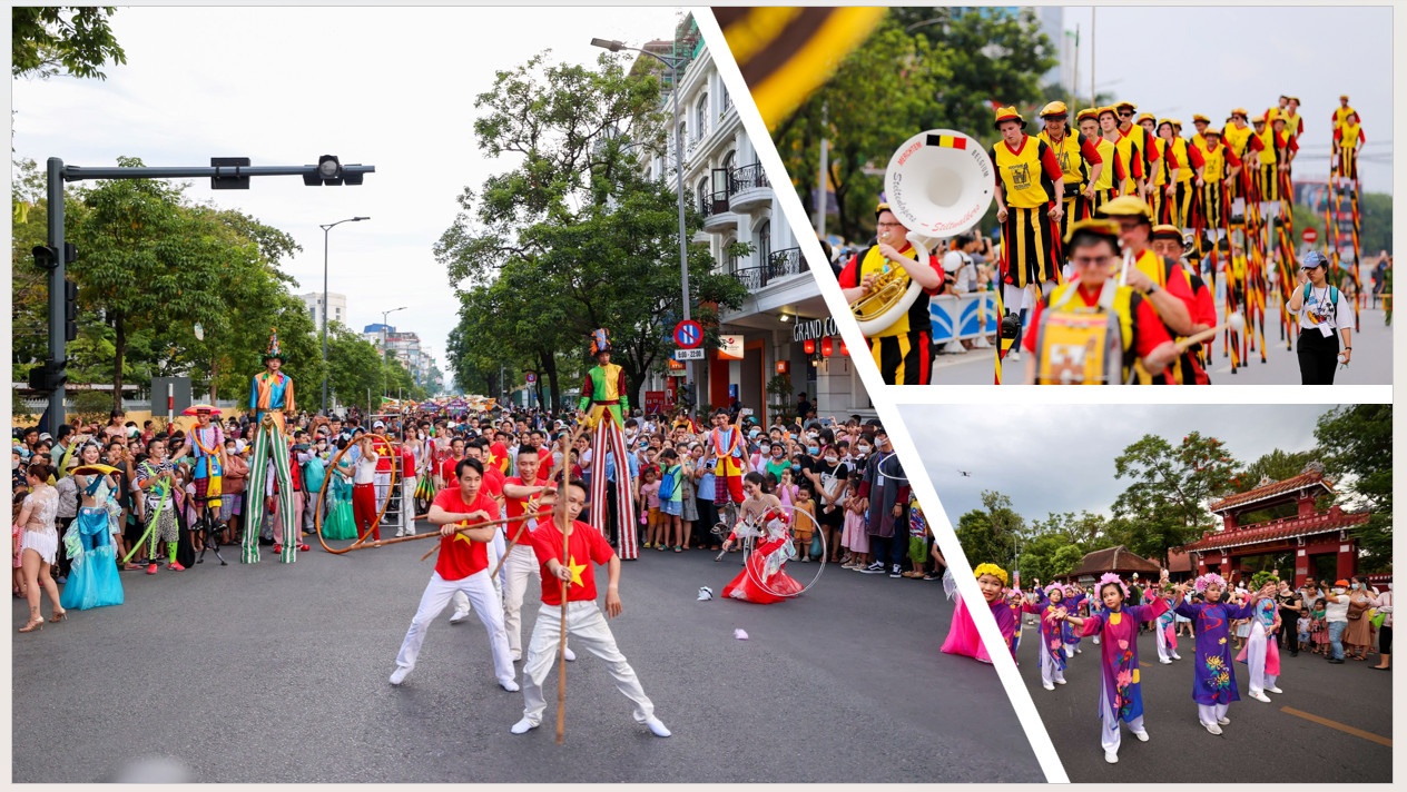 “Sắc màu văn hóa” các quốc gia hội tụ tại Lễ hội đường phố 2024