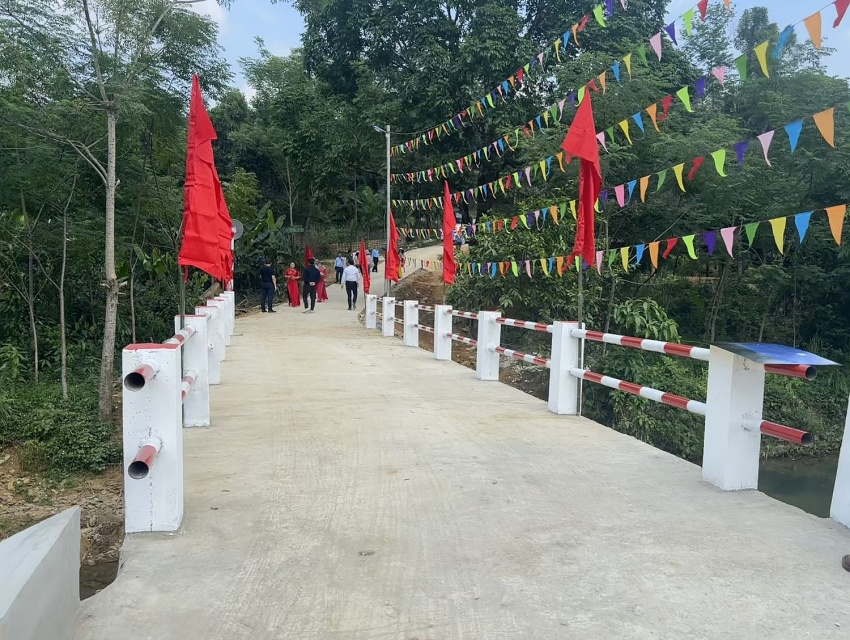 Khánh thành cầu, đường dân sinh tại Hà Giang do BIENDONG POC tài trợ