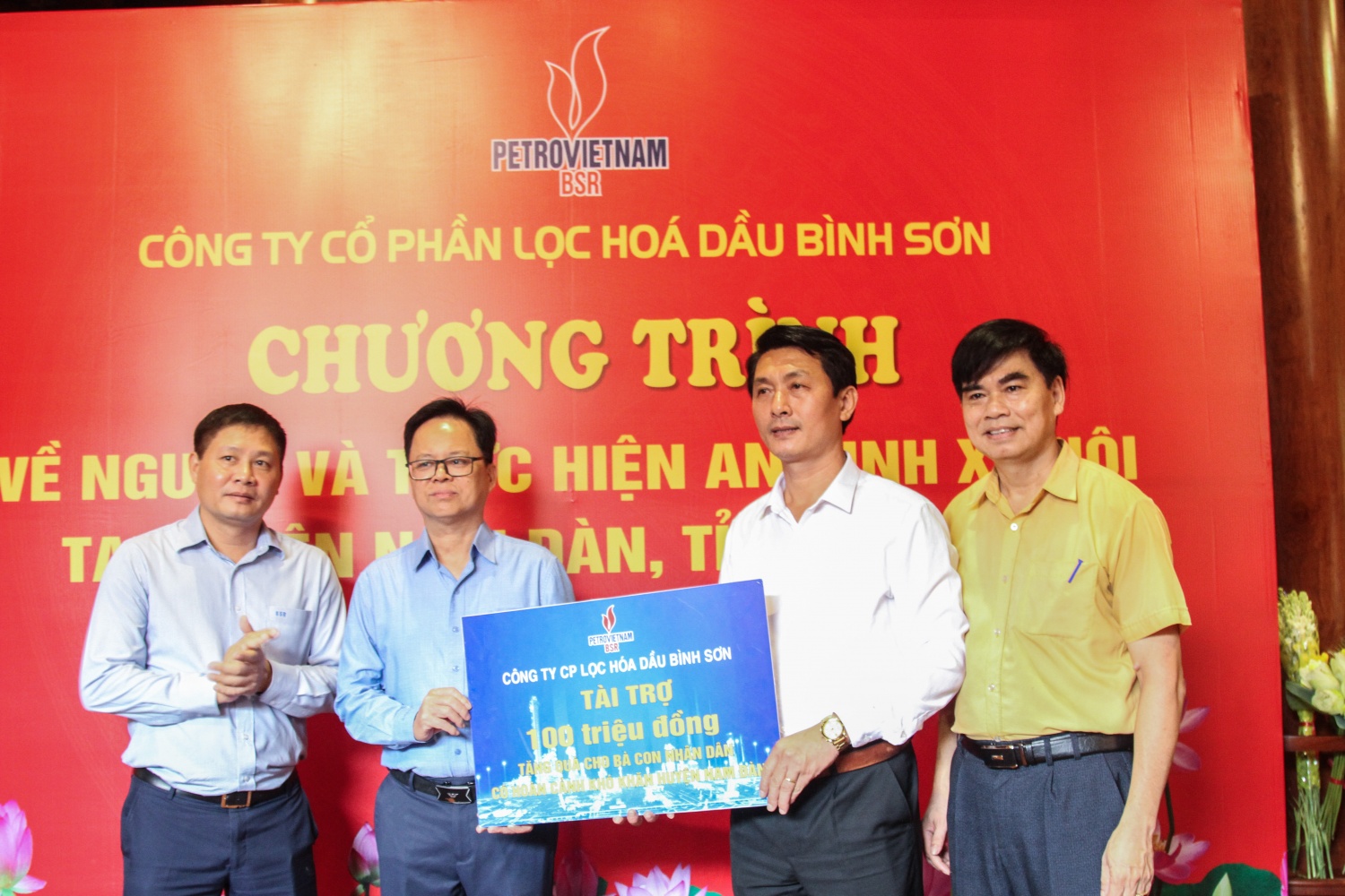 BSR tổ chức về nguồn và thực hiện an sinh xã tại quê hương Chủ tịch Hồ Chí Minh
