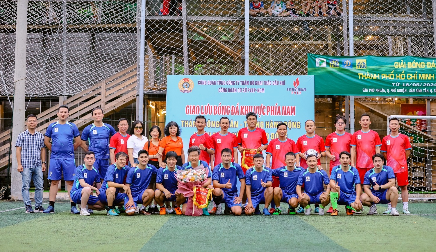 Sôi nổi Giải bóng đá khu vực phía Nam của Công đoàn cơ sở PVEP Hồ Chí Minh