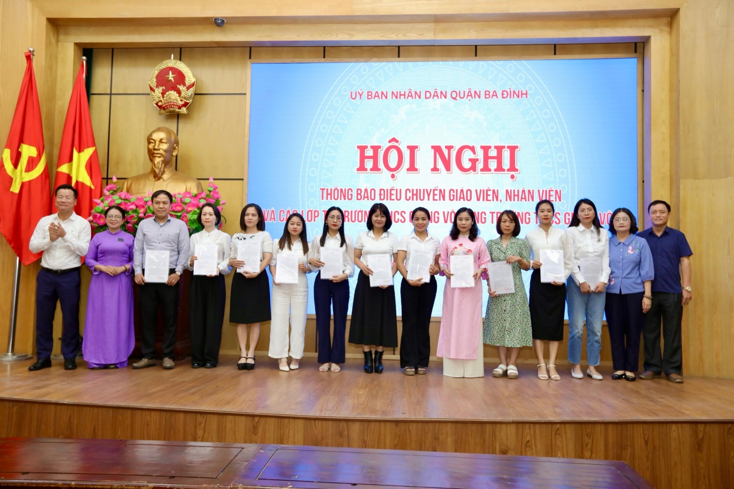 Hà Nội: Kiện toàn nhân sự Trường THCS Giảng Võ 2