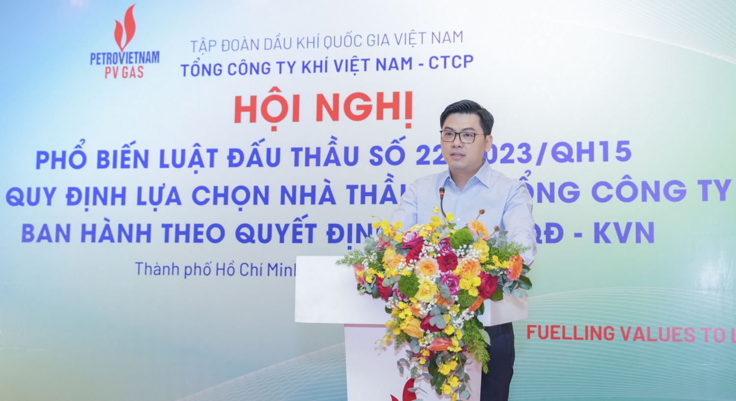 H1. Phó Tổng Giám đốc PV GAS Nguyễn Phúc Tuệ phát biểu tại Hội nghị