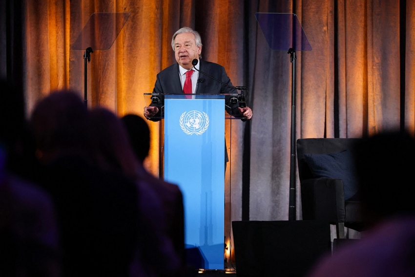 Tổng thư ký Liên Hợp Quốc Antonio Guterres - Ảnh: AFP