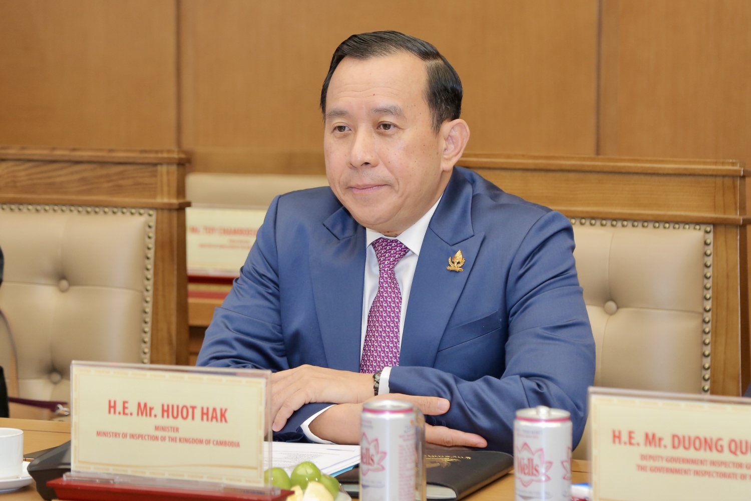 Tổng Giám đốc Petrovietnam Lê Ngọc Sơn tiếp đoàn đại biểu Bộ Thanh tra Campuchia