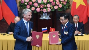 Petrovietnam và Novatek (Nga) trao Biên bản ghi nhớ hợp tác tại Việt Nam