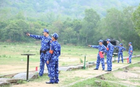 Bộ Tư lệnh Vùng Cảnh sát biển 3: Kiểm tra bắn đạn thật đối với cán bộ, chiến sĩ