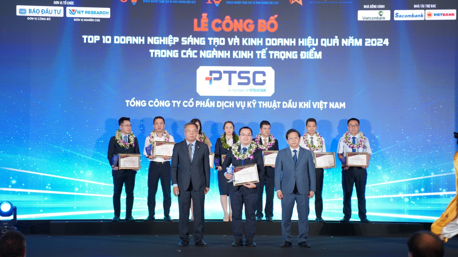Petrovietnam được vinh danh Top đầu các doanh nghiệp Sáng tạo và Kinh doanh hiệu quả Việt Nam 2024 Petrovietnam được vinh danh Top đầu các doanh nghiệp Sáng tạo và Kinh doanh hiệu quả Việt Nam 2024