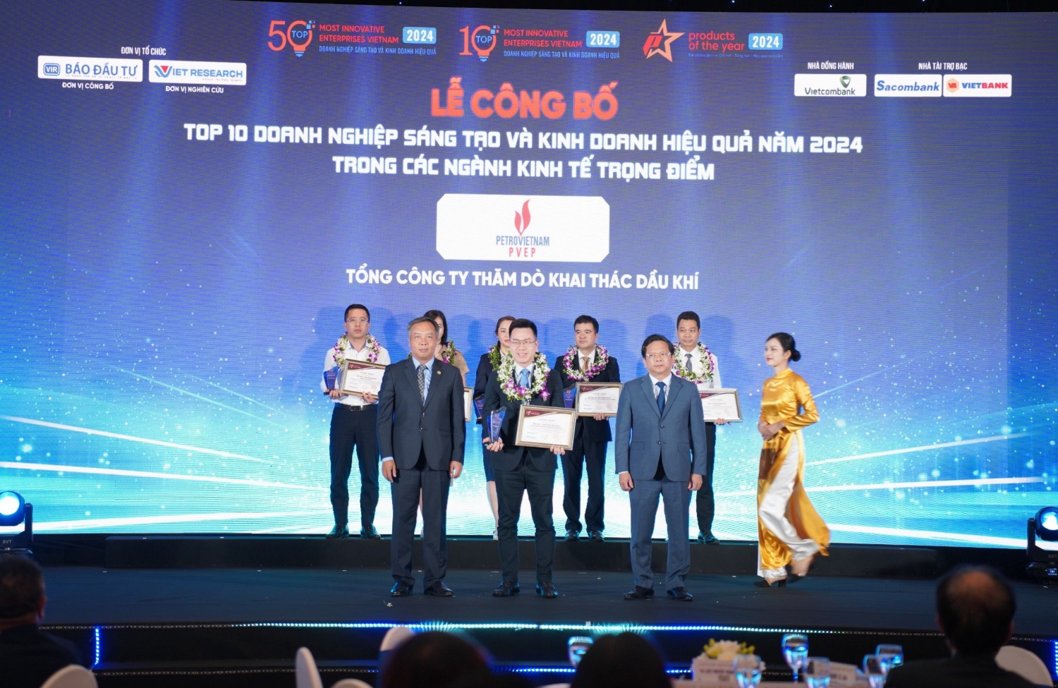 Petrovietnam được vinh danh Top đầu các doanh nghiệp Sáng tạo và Kinh doanh hiệu quả Việt Nam 2024 Petrovietnam được vinh danh Top đầu các doanh nghiệp Sáng tạo và Kinh doanh hiệu quả Việt Nam 2024