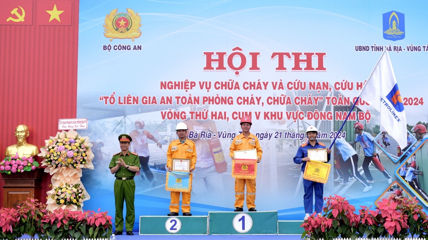 Hai đơn vị trực thuộc PV GAS đạt giải cao tại Hội thi nghiệp vụ PCCC – CNCH tỉnh Bà Rịa – Vũng Tàu năm 2024