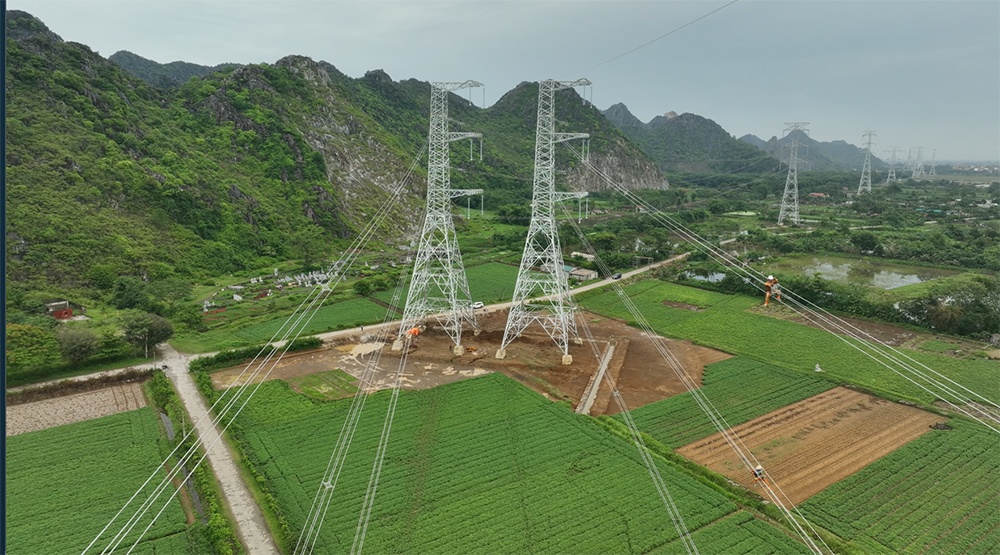 Hoàn thành đóng điện Đường dây 500kV mạch 3 cung đoạn Thanh Hóa - Nam Định