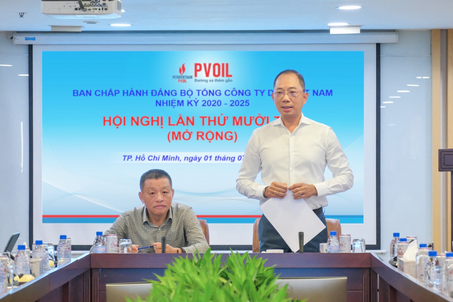 Đồng chí Cao Hoài Dương – Bí thư Đảng ủy, Chủ tịch HĐQT Tổng công ty chỉ đạo tại Hội nghị