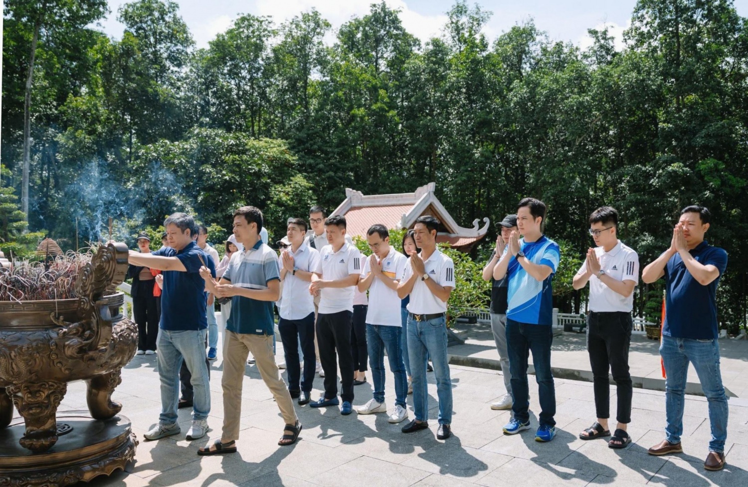 PVNDB tổ chức về nguồn tại Khu di tích lịch sử K9 - Đá Chông