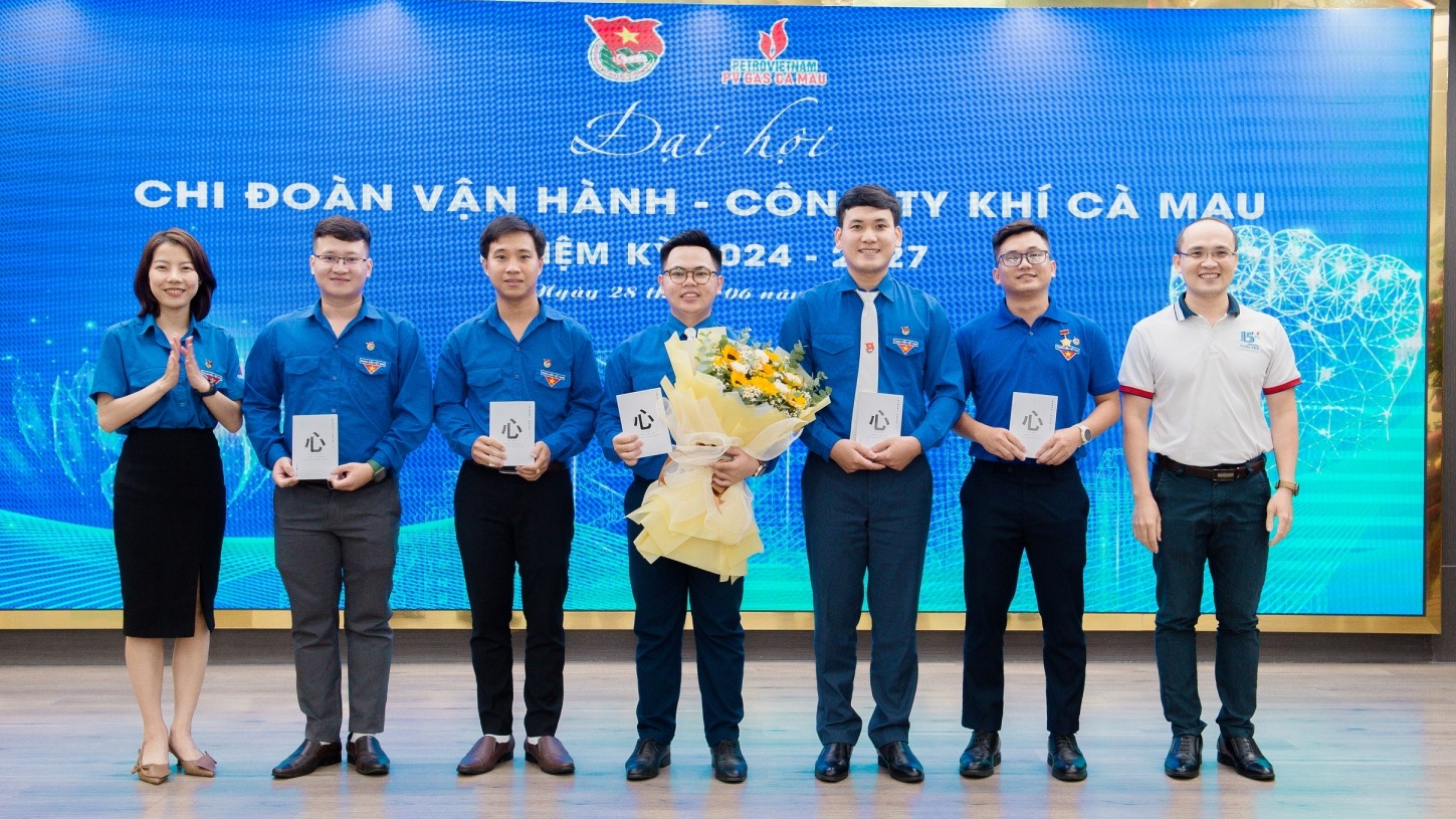 Đoàn Thanh niên Công ty Khí Cà Mau tổ chức thành công Đại hội điểm – Đại hội Chi đoàn Vận hành nhiệm kỳ 2024 - 2027