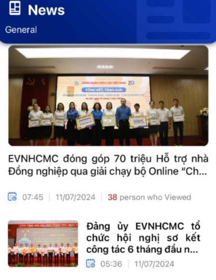 EVNHCMC ra mắt phiên bản mới ứng dụng EVNHCMC CSKH